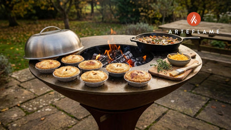 Welsh Flame-Grilled Mini Pies with Savory Cheddar Crust
