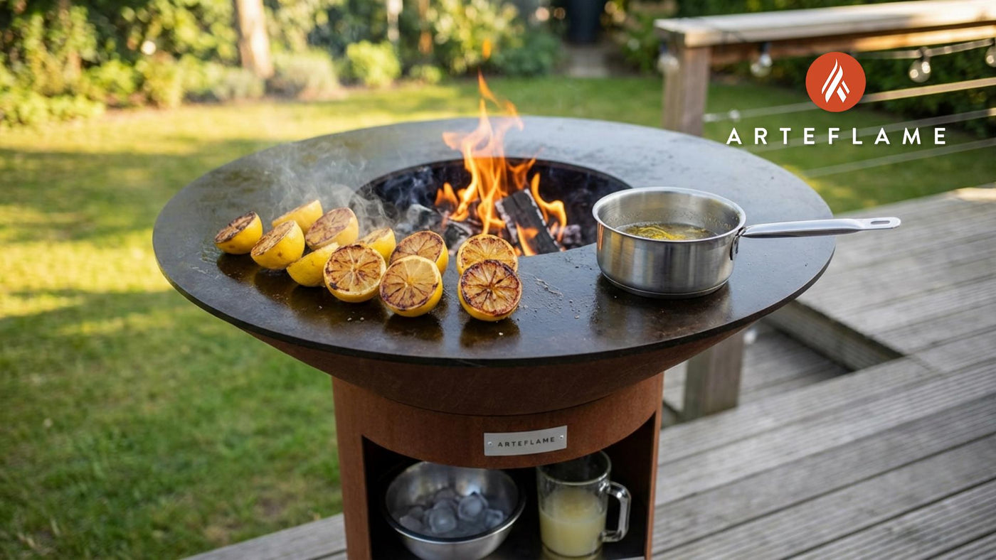 Smoky & Sweet: Grilled Rhode Island Lemonade Sorbet Recipe