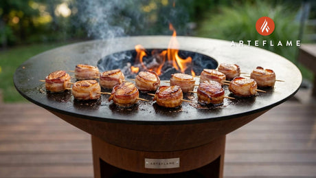 Grilled Maple Smoked Bacon Wrapped Scallops Recipe