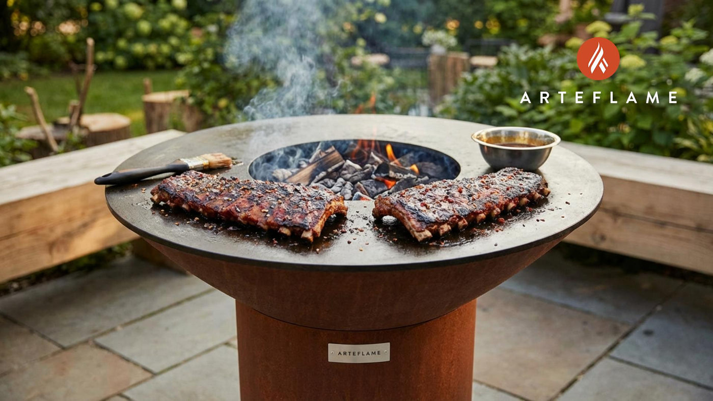 Tangy North Carolina Style Pork Ribs Recipe for the Arteflame Grill