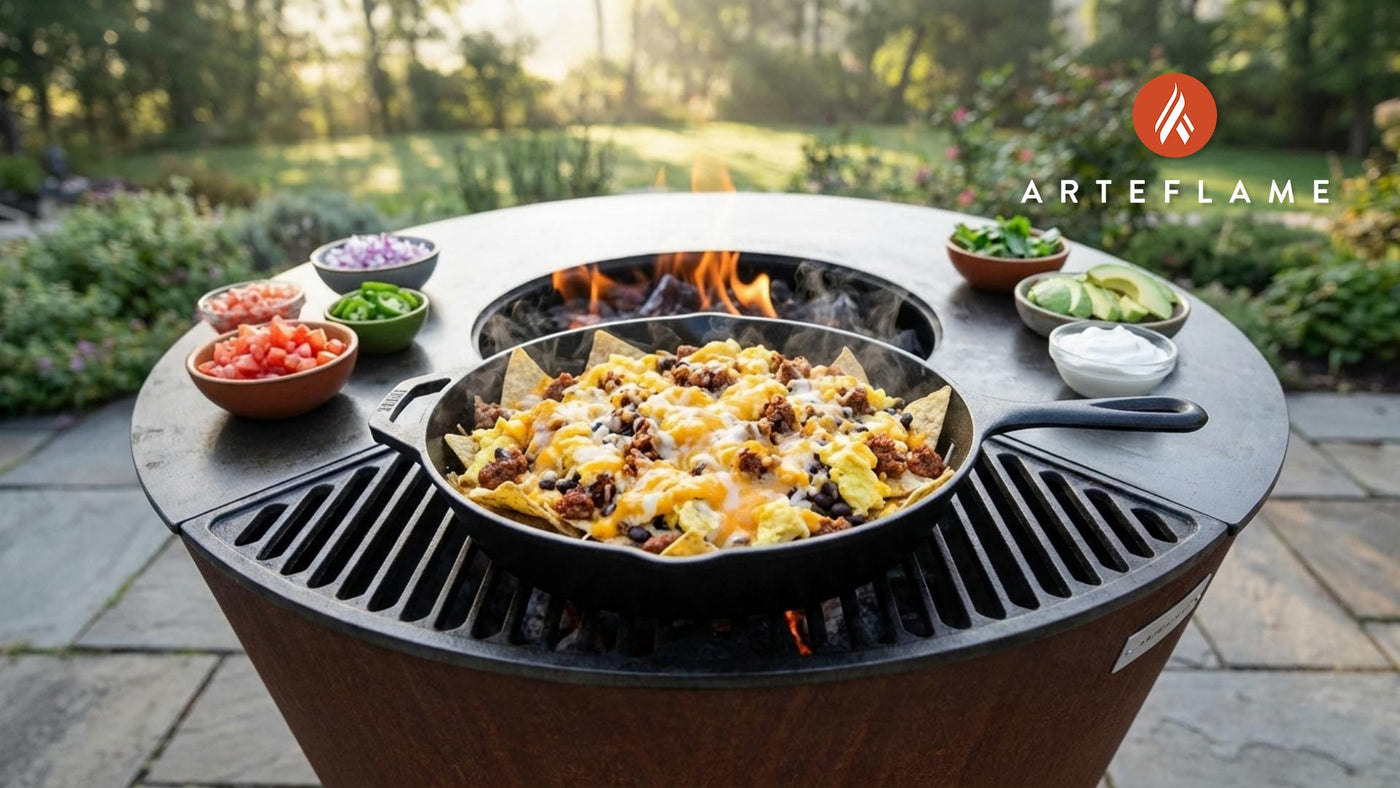 Grilled Breakfast Chorizo Sausage and Egg Nachos