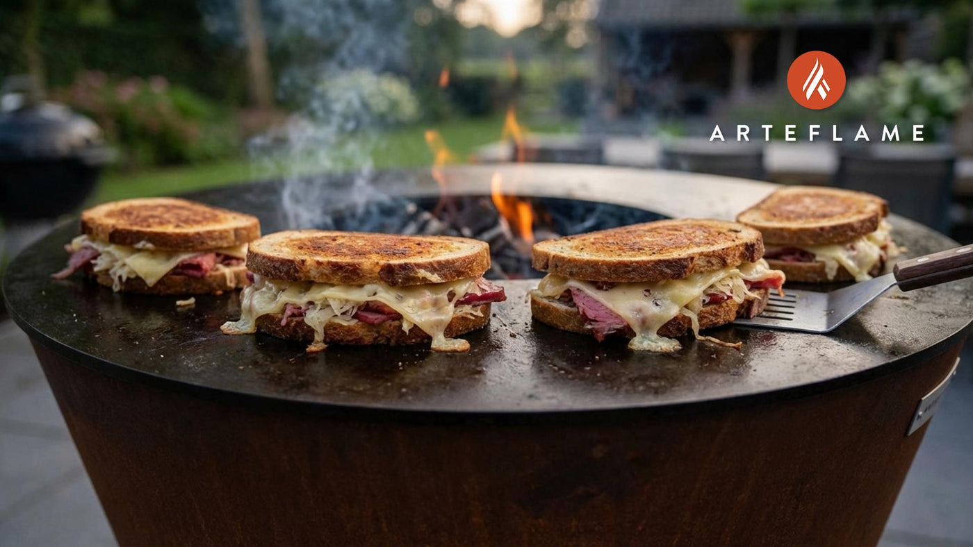 Grilled Reuben Sandwich on the Arteflame: A Crispy, Melty Classic