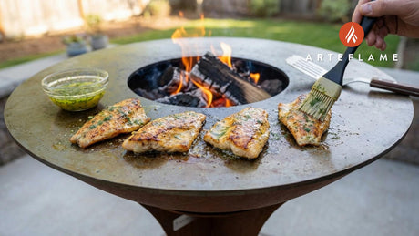 Fire-Grilled Alaska Rockfish with a Zesty Herb Citrus Glaze