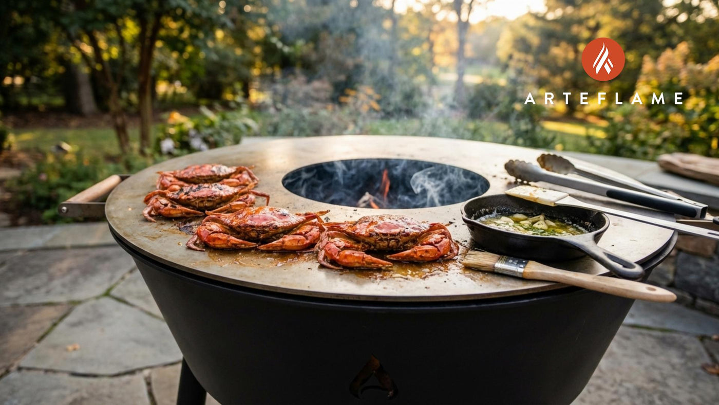 Authentic Grilled Louisiana Soft Shell Crab Recipe on the Arteflame