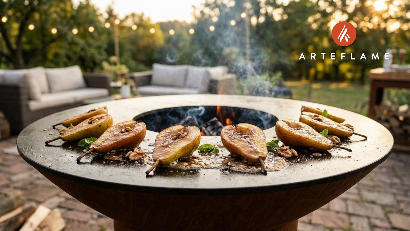 Smoked Oregon Pears with Brown Sugar Glaze | Arteflame Grill Recipe