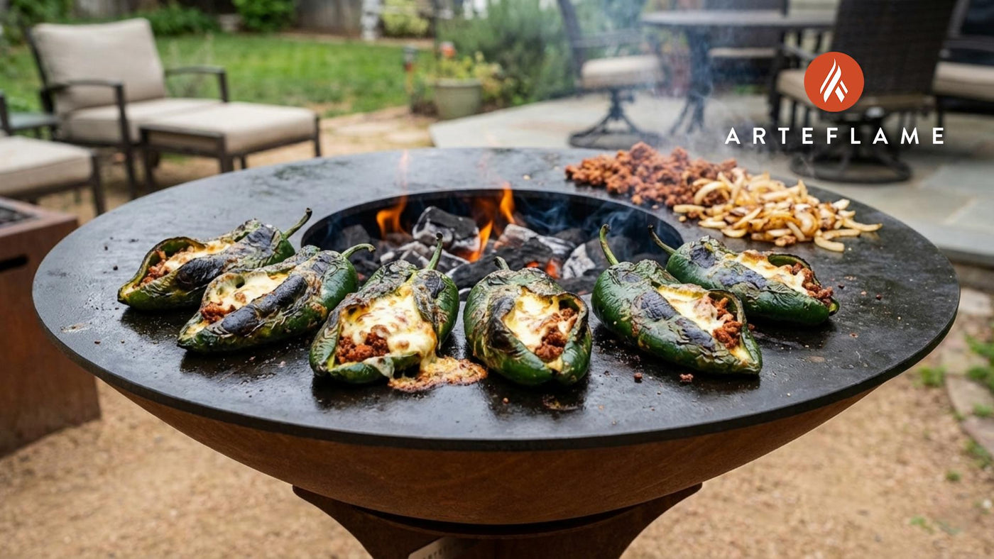 Smoky Grilled Chile Relleno: Stuffed with Chorizo & Cheese