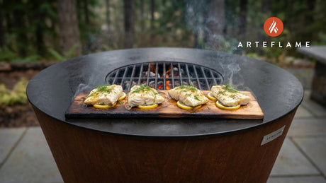 Smoked to Perfection: Alaska Cedar Plank Grilled Halibut on the Arteflame