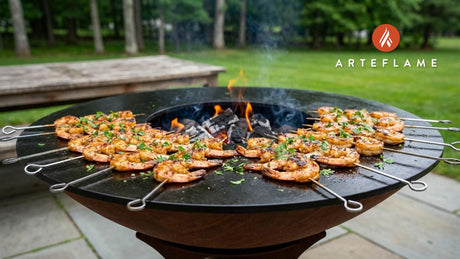New Hampshire Maple Garlic Grilled Shrimp Skewers Recipe