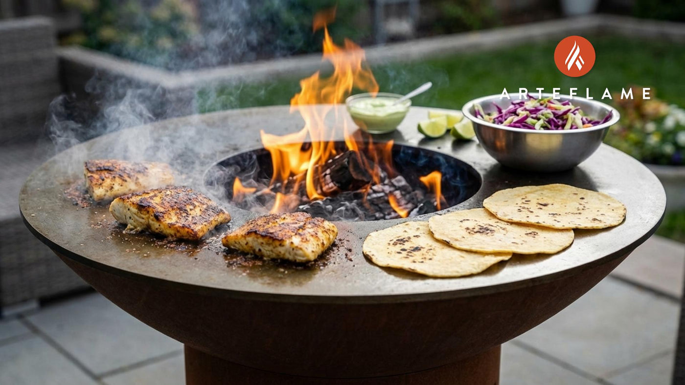 Smoky Grilled Halibut Tacos with Zesty Slaw | Arteflame Recipe