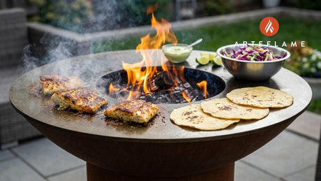 Smoky Grilled Halibut Tacos with Zesty Slaw | Arteflame Recipe