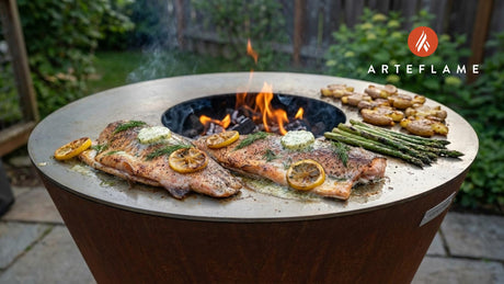 Grilled Idaho Steelhead Trout with Lemon Dill Butter