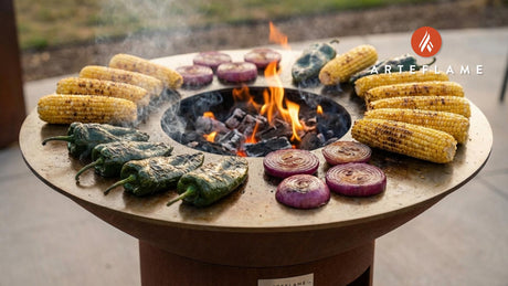 Smoky Grilled Poblano Corn Salsa Recipe for the Arteflame