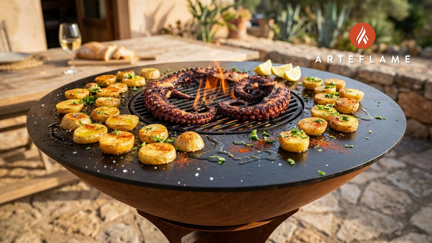Smoky Spanish Grilled Galician Octopus (Pulpo a la Gallega)