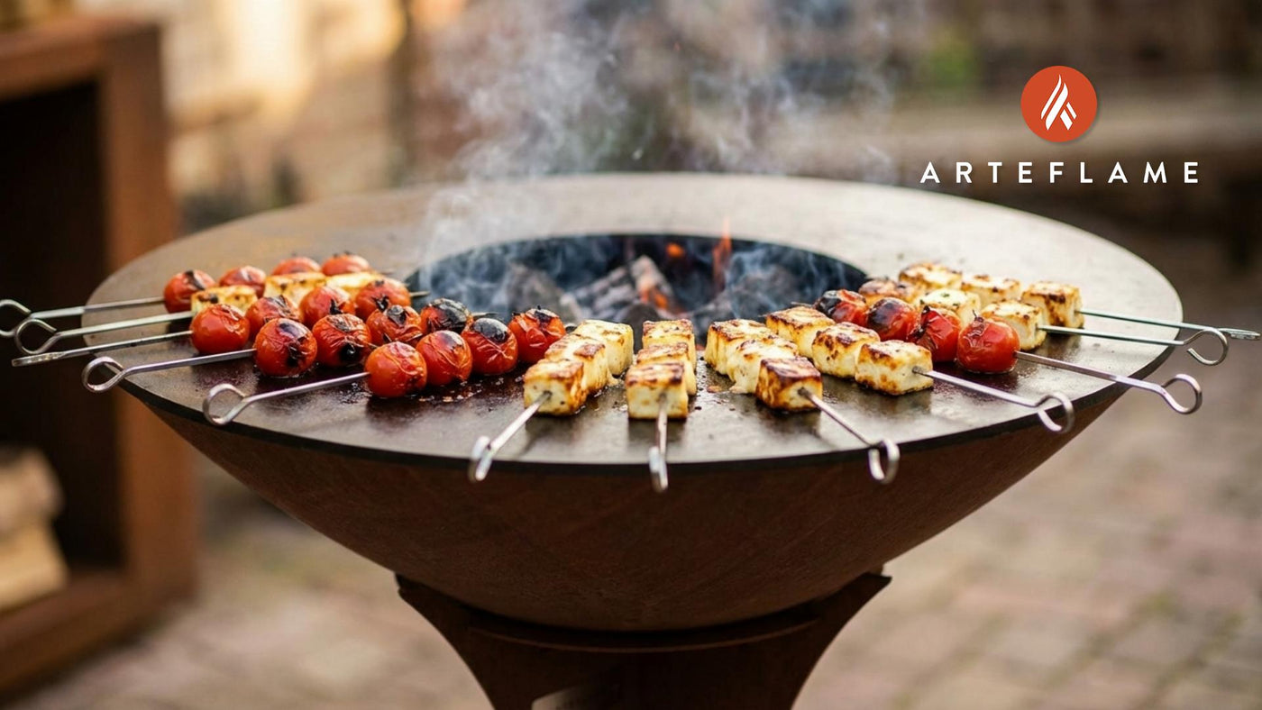 Greek Grilled Tomato Skewers with Feta: A Mediterranean Delight