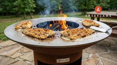 West Virginia Pecan Crusted Catfish on the Arteflame Grill