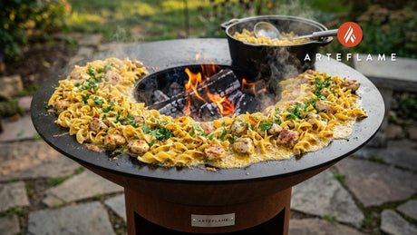 Pennsylvania Amish Buttered Noodles & Chicken Recipe for the Arteflame Grill