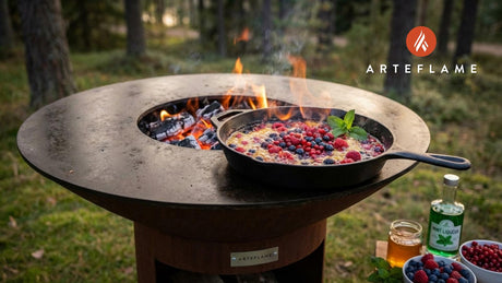 Grilled Finnish Woodland Berry Skillet: A Warm Nordic Dessert
