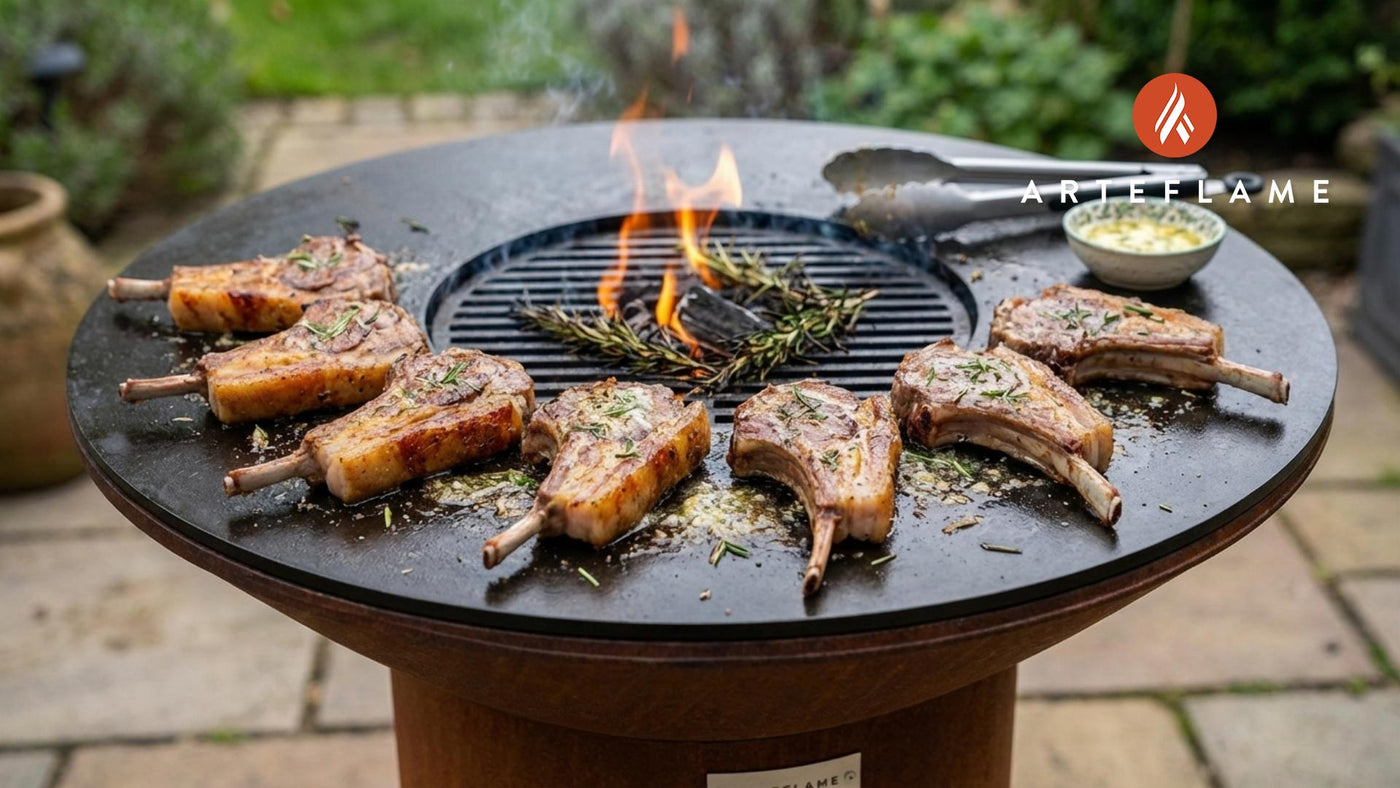 Flame-Grilled Irish Lamb Chops with Rosemary & Garlic