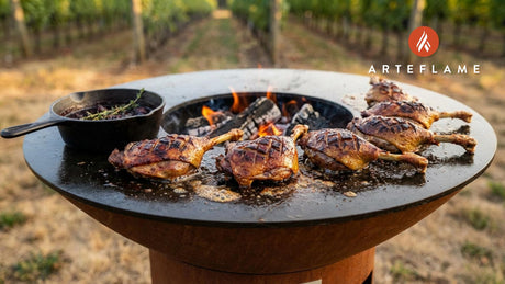 Smoky Oregon Grilled Duck Legs with Pinot Noir Glaze