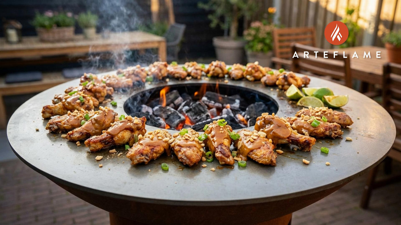 Virginia Peanut Butter BBQ Wings Recipe for Arteflame Grill