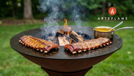 Authentic South Carolina Hickory Smoked Ribs with Carolina Gold Sauce