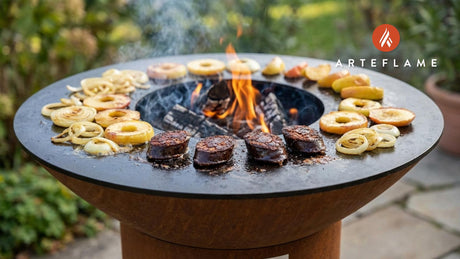 Authentic Austrian Grilled Black Pudding with Caramelized Apples