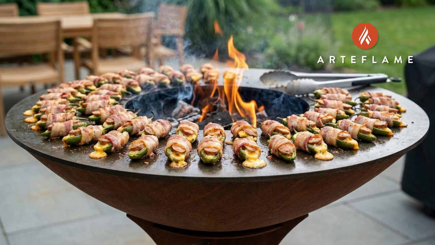 Grilled Indiana Jalapeno Poppers on the Arteflame