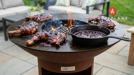 Smoky & Sweet Maine Blueberry BBQ Chicken Recipe for the Arteflame Grill