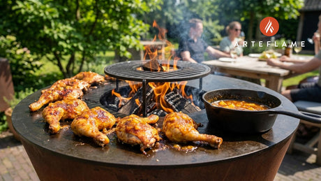 Smoky BBQ Chicken with Delaware Peach Glaze