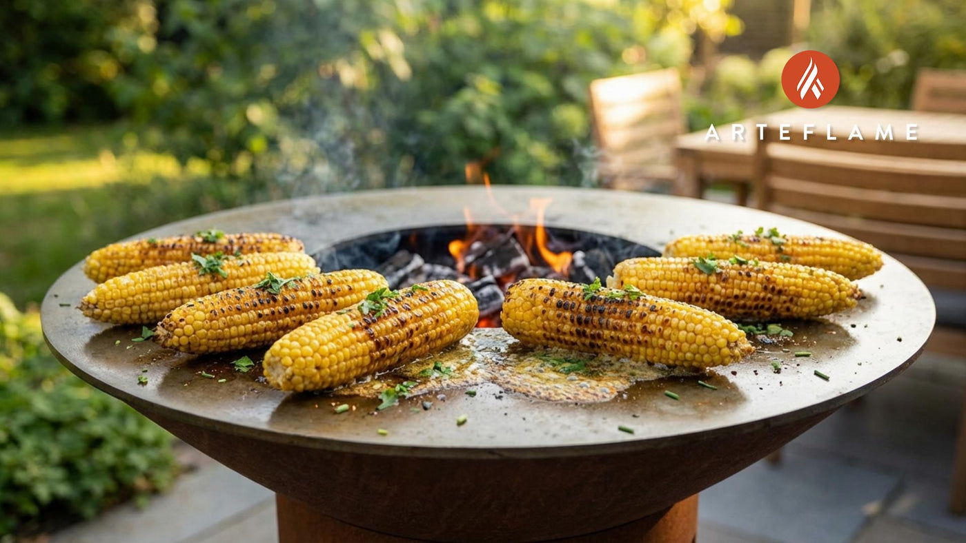 Smoky South Carolina Grilled Corn with Carolina Gold Butter