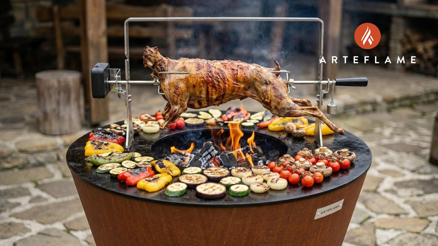 Authentic Albanian Spit-Roasted Whole Lamb Recipe