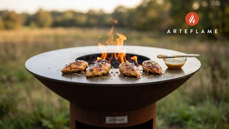 Grilled Montana Pheasant Breast with Honey Mustard Glaze