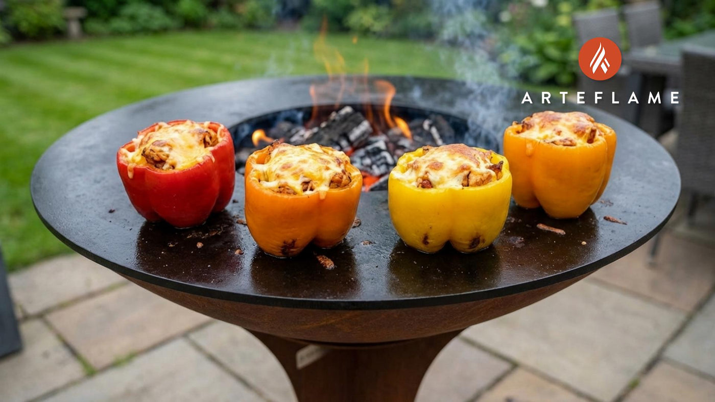 Smoky Georgia BBQ Chicken Stuffed Bell Peppers Recipe