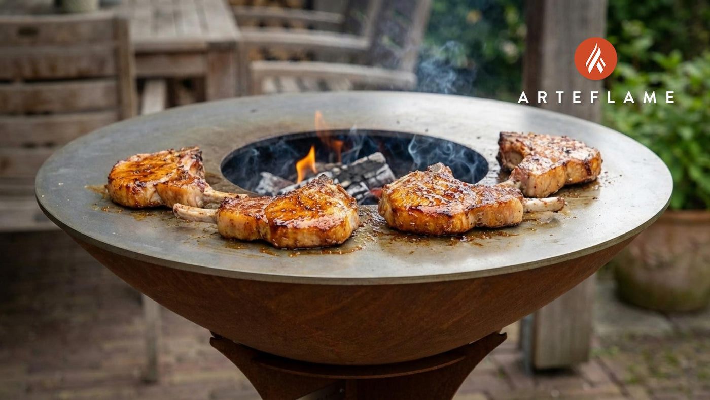 Authentic Polish Grilled Honey Glazed Pork Chops Recipe for Arteflame