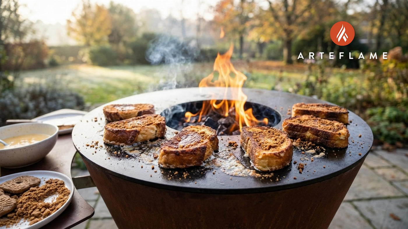 Gourmet Dutch Speculaas French Toast on the Arteflame Grill