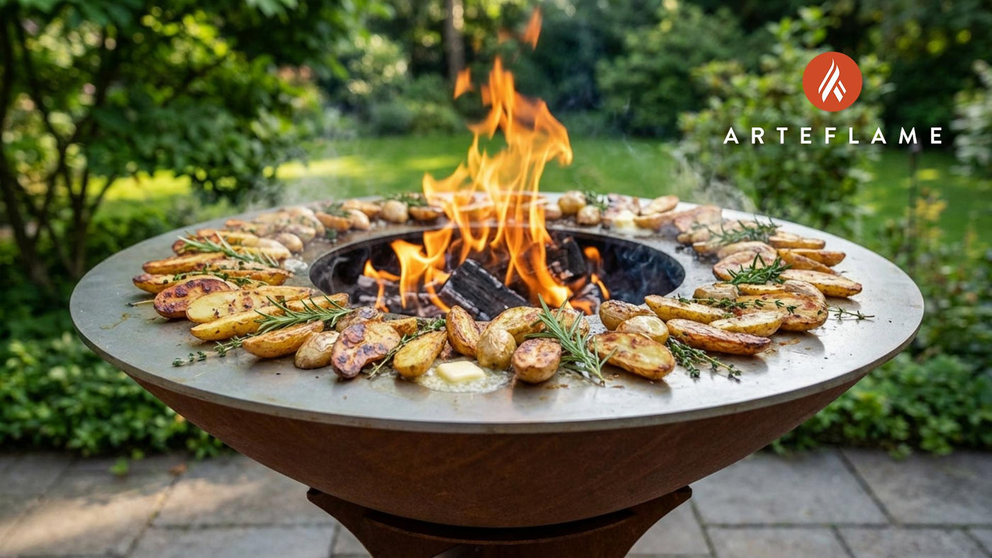 Fire-Roasted Oregon Fingerling Potatoes on the Arteflame Grill