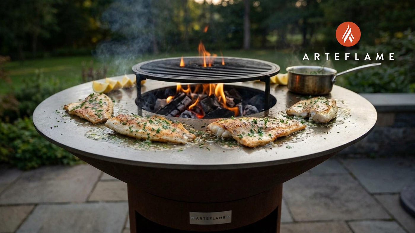 Maryland Grilled Rockfish with Garlic Herb Butter
