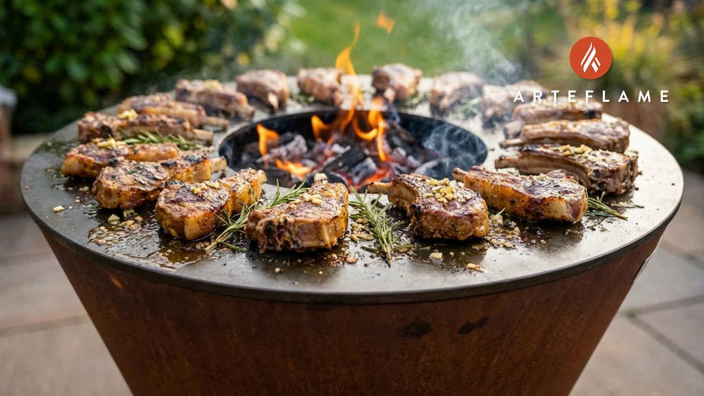 Sizzling Portuguese Grilled Lamb Chops with Rosemary & Garlic