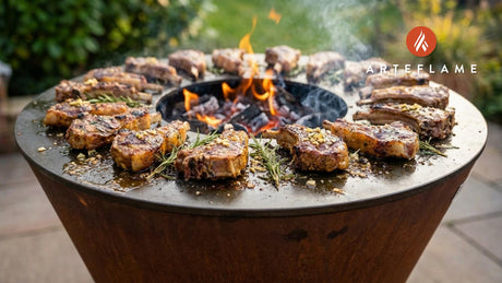 Sizzling Portuguese Grilled Lamb Chops with Rosemary & Garlic
