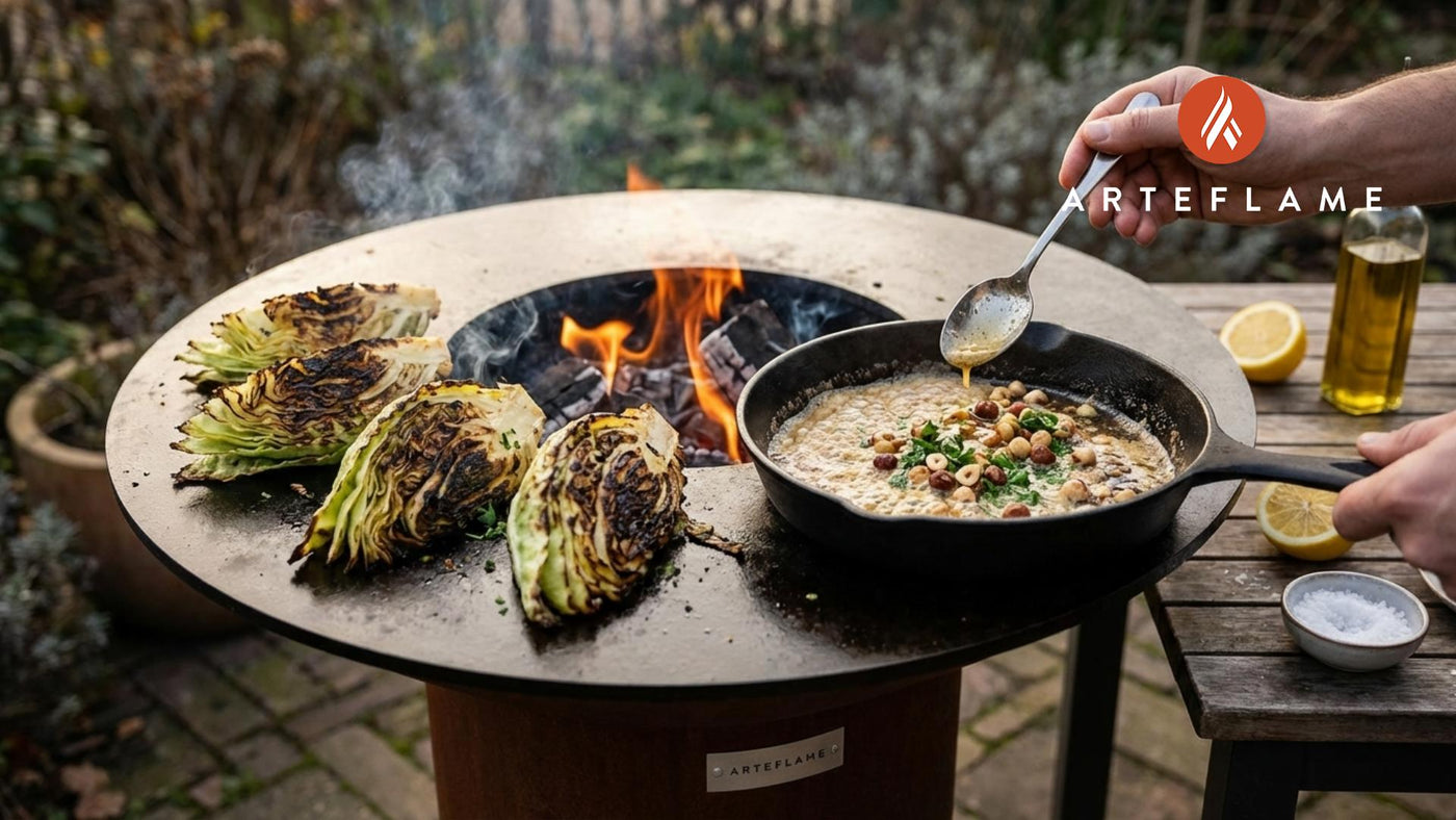 Smoky Danish Charred Cabbage with Brown Butter and Hazelnuts