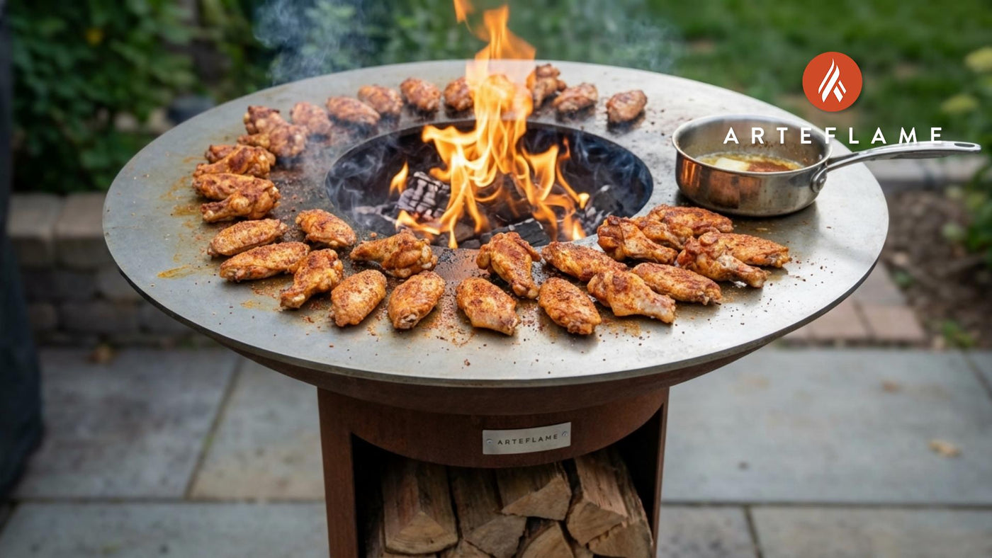 Authentic Maryland Old Bay Spiced Chicken Wings on the Arteflame Grill