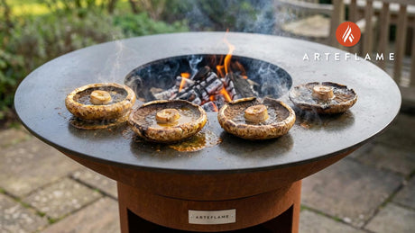 Smoky & Savory: Grilled Washington Portobello Mushrooms on the Arteflame