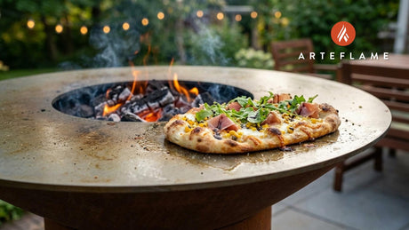 Rustic Grilled Indiana Flatbread Recipe with Fresh Corn & Prosciutto