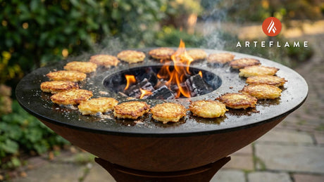 Grilled Potato Pancakes on the Arteflame Grill