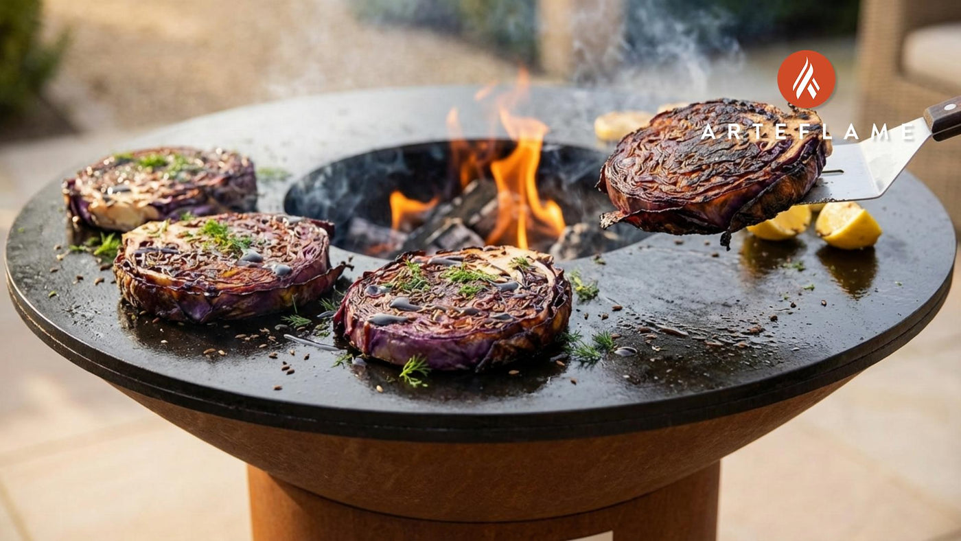Smoky Polish Grilled Red Cabbage Steaks | Arteflame Recipe