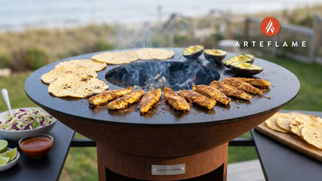 Rhode Island Style Grilled Dogfish Tacos on the Arteflame