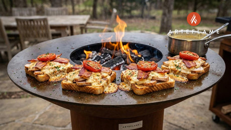 Ultimate Grilled Kentucky Hot Brown Sandwich on the Arteflame