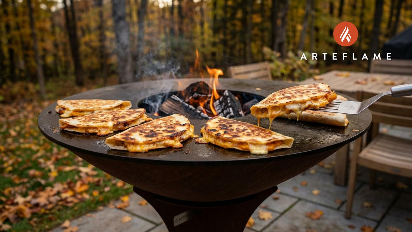 Smoky Grilled Pumpkin & Wisconsin Cheese Quesadillas
