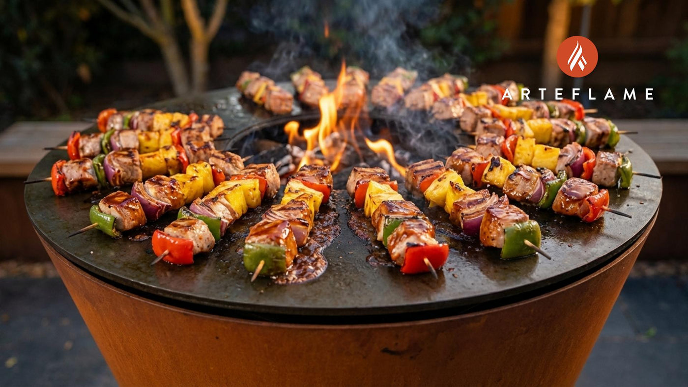 Sweet & Tangy Mississippi Pineapple BBQ Pork Kabobs