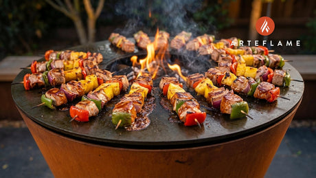Sweet & Tangy Mississippi Pineapple BBQ Pork Kabobs